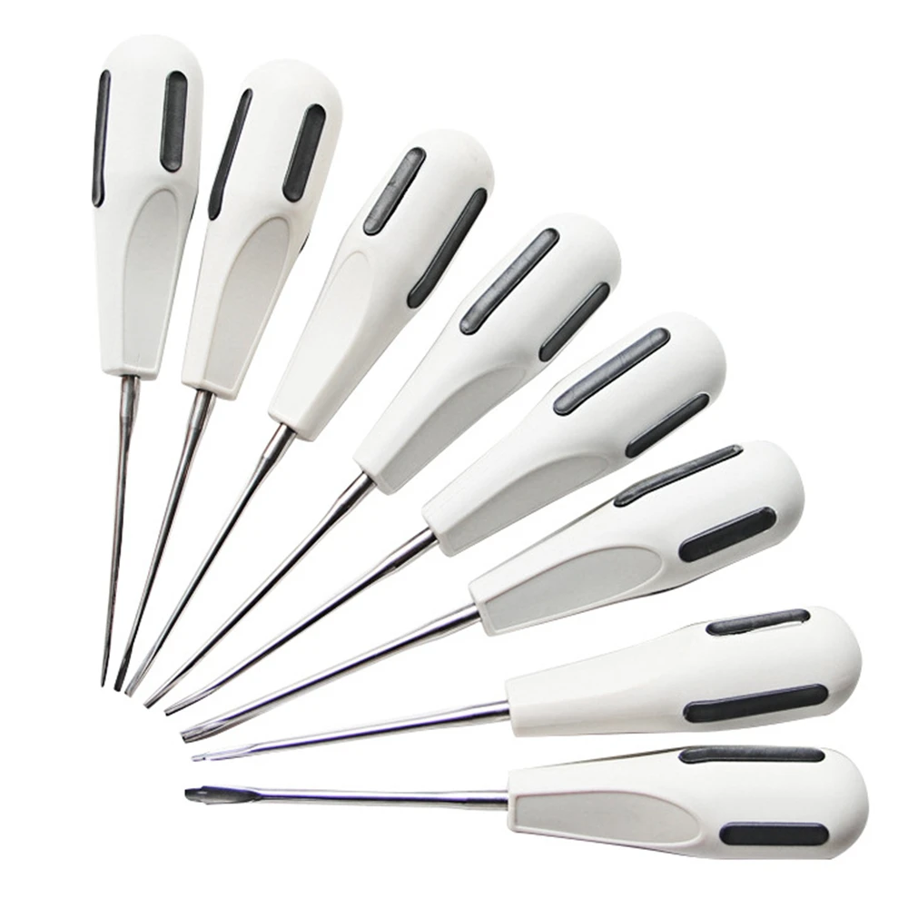 

8PCS/Set Dental Elevator Root Tip Minimally Surgical Tool Extracting Forceps