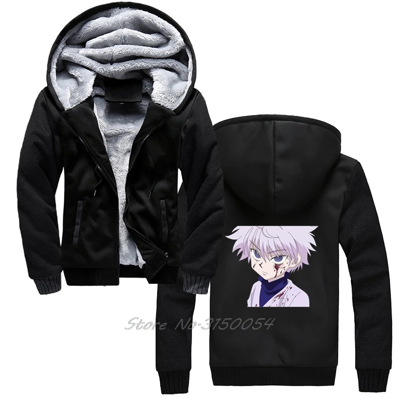Мужские толстовки Hunter X Killua худи с круглым вырезом популярная тема зимний
