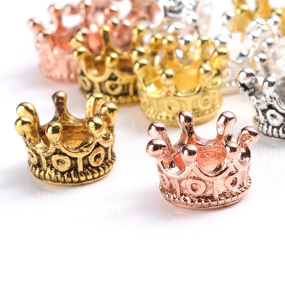 20 шт. винтажные металлические бусины принцессы Императорская корона