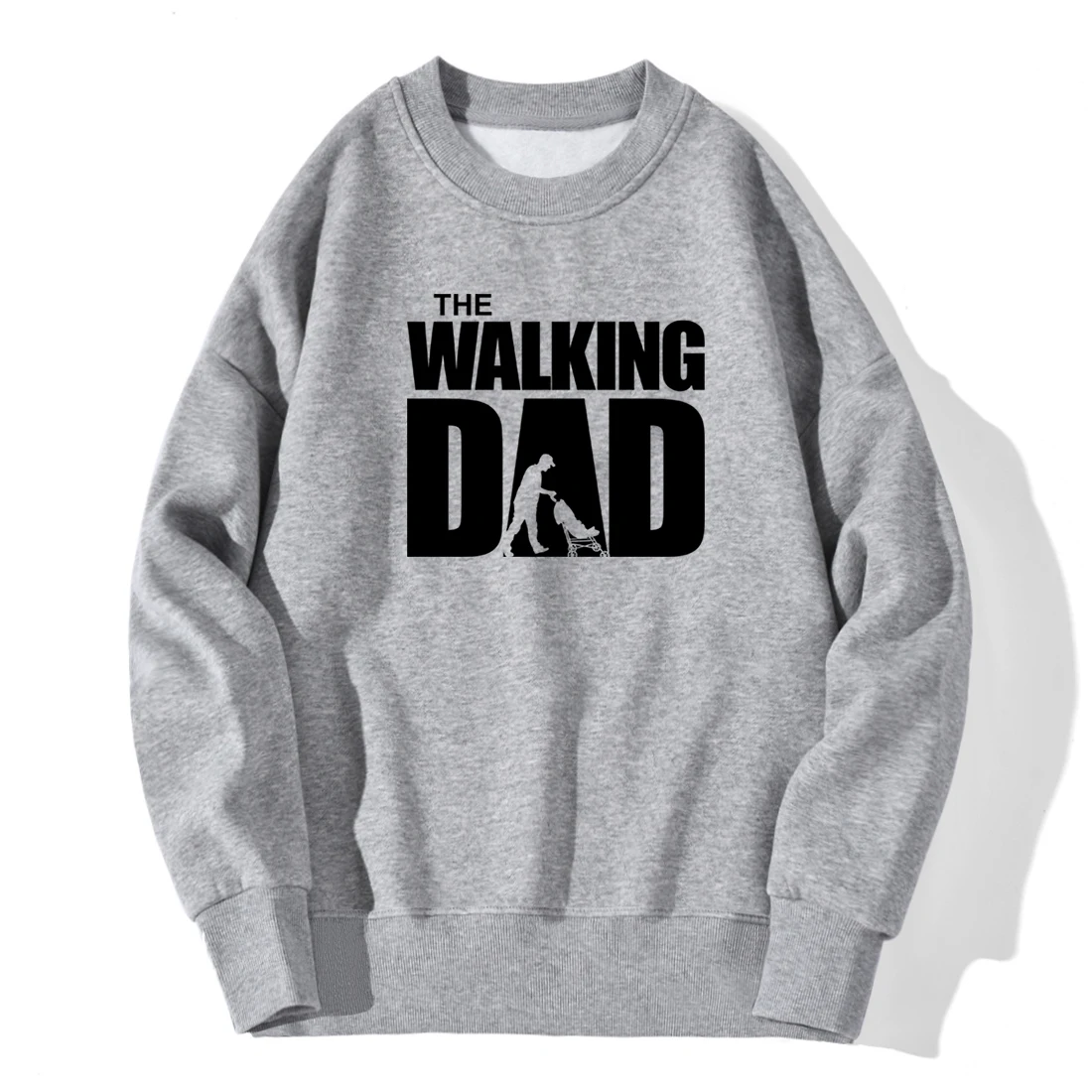 

The Walking Dad Print Sweatshirts Man Fashion Loose Casual Tracksuit Hoodie Fashion Winter Autumn Long Sleeve Hip Hop Streetwear
