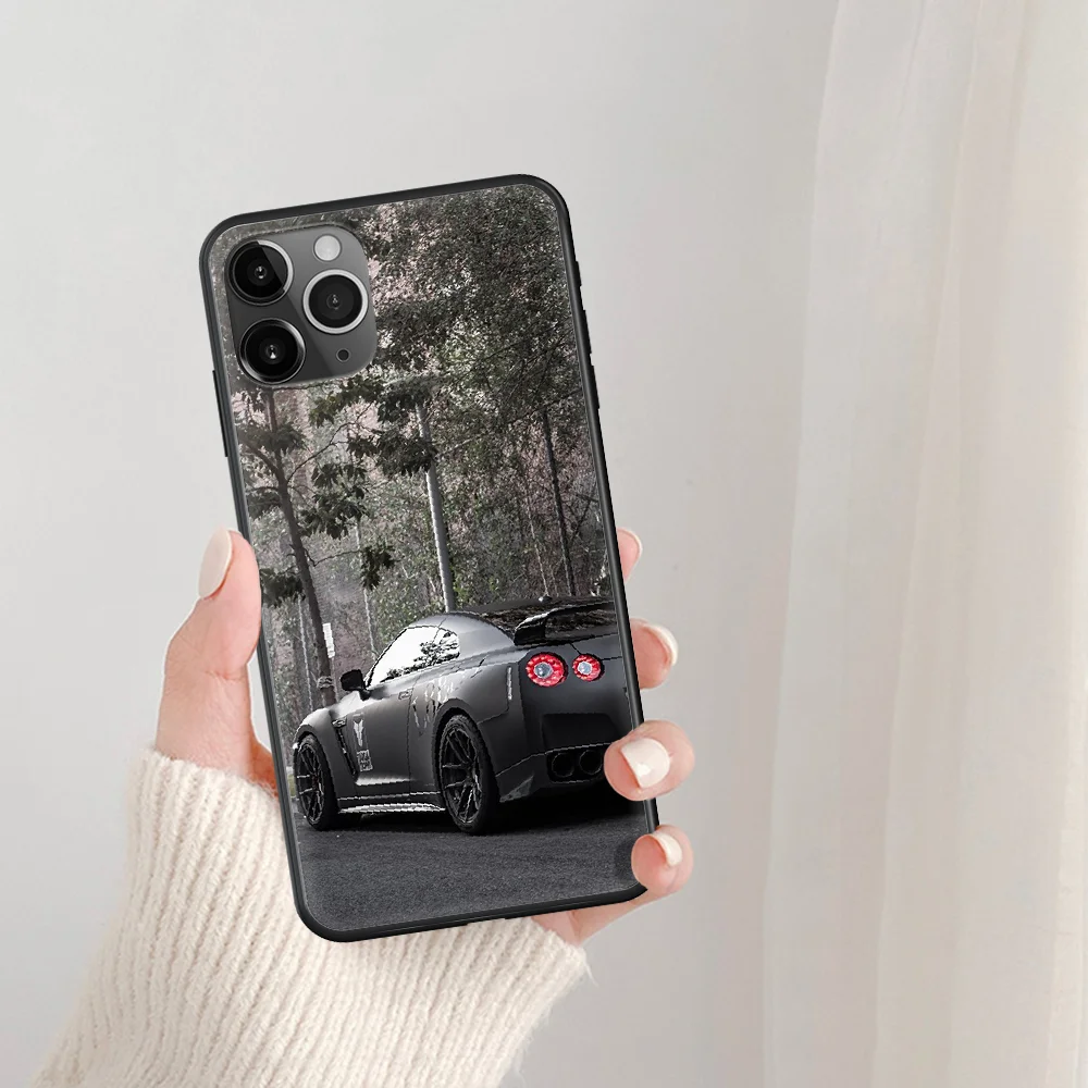 

Sport car GTR Fashion Phone Case For IPhone 5 5S SE 5C 6 6S 7 8 Plus X XS XR 11 12 Mini Pro Max 2020 black Prime Tpu Hoesjes
