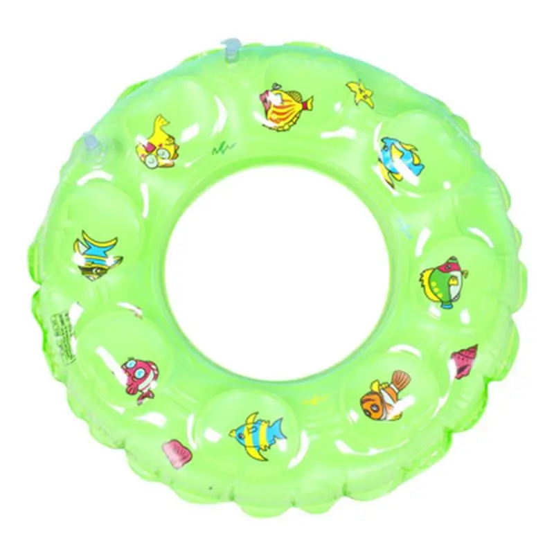 Детское Двухслойное кольцо для плавания надувной спасательный круг из ПВХ с