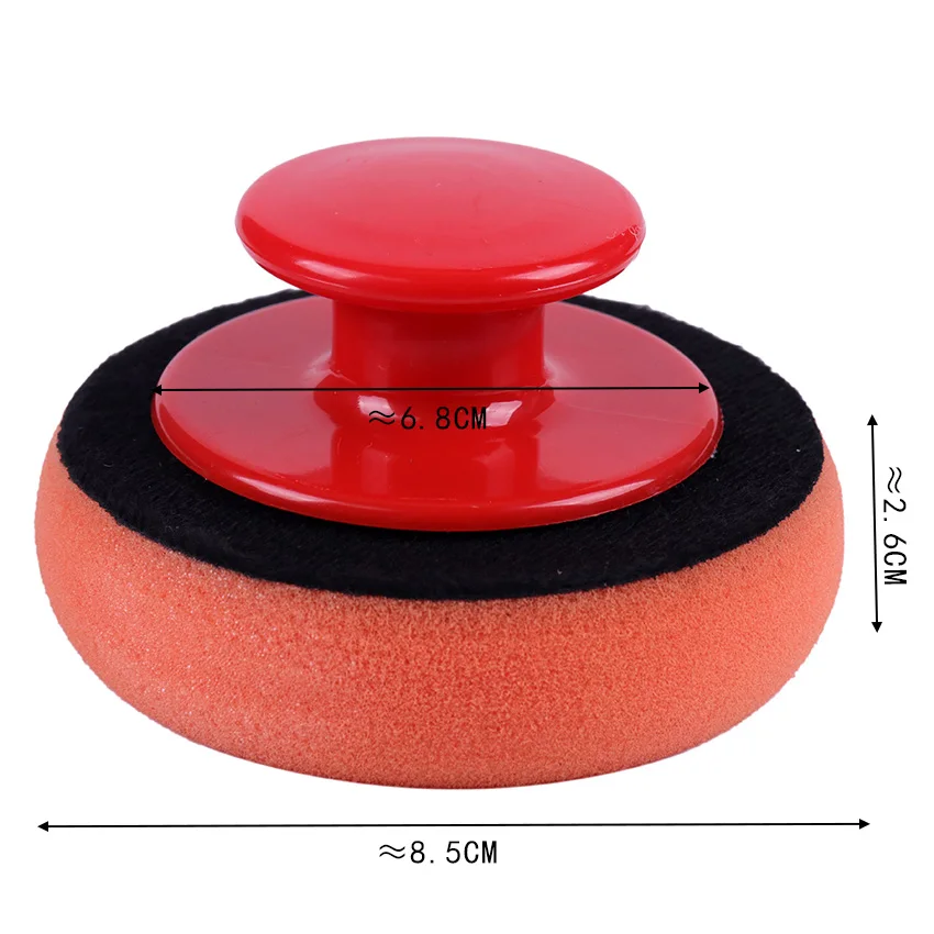 

5PCS Car Wash Wax Polish Pad Polishing Pad Sponge Car Cleaning Cloth Microfiber Applicator For Auto Polisher Waxing Sponge