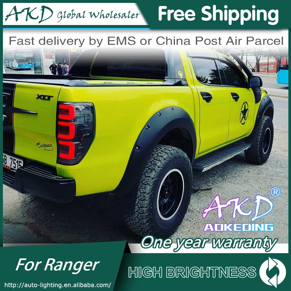 АКД автомобильный Стайлинг головная лампа для Ford Ranger mustang задний фонарь