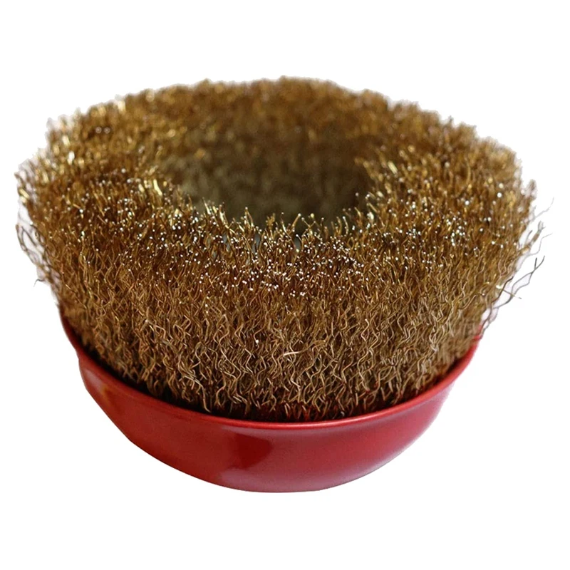 3 шт. проволочная щетка для угловая шлифовальная машина 100 мм Винт узловой Twist Knot