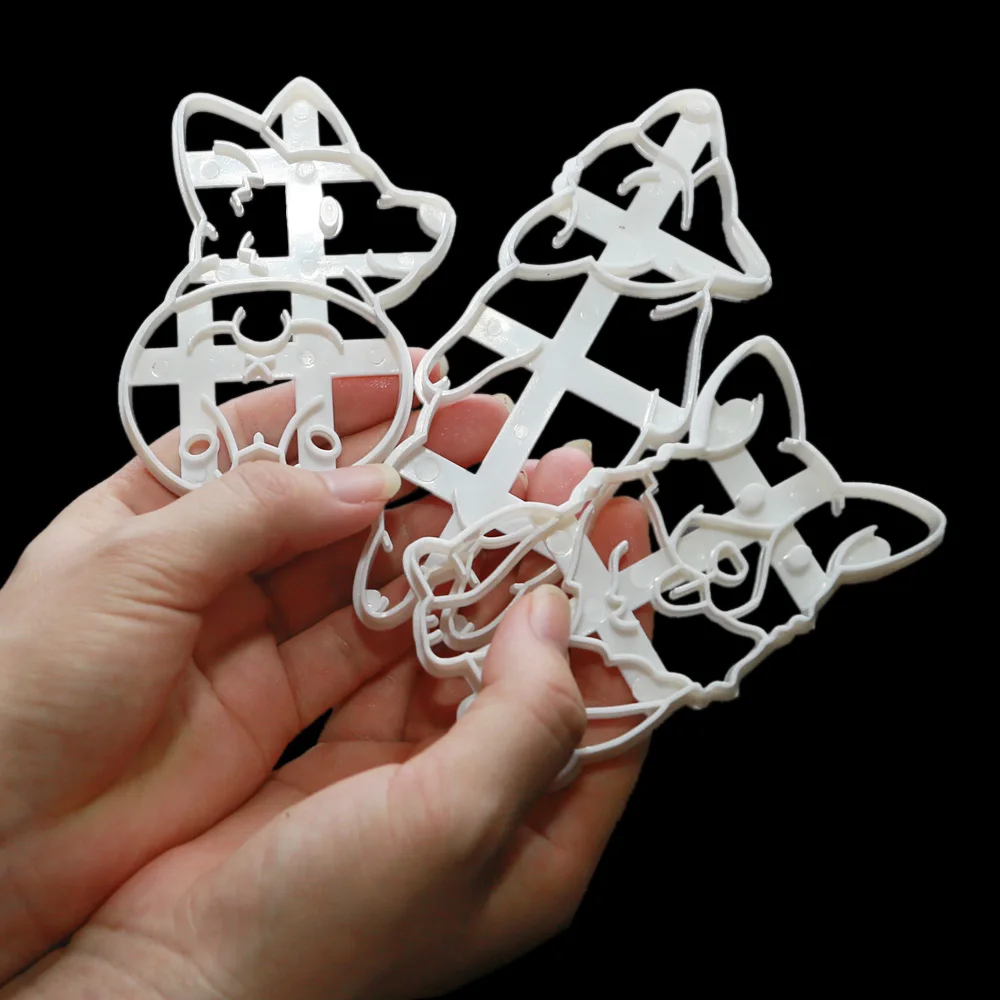 

Cookie Baking Tool Cute Funny Corgi Dog Shaped Cookie Cutters Mold Kitchen Tools Bakeware Tool For Kids Hand DIY Mold