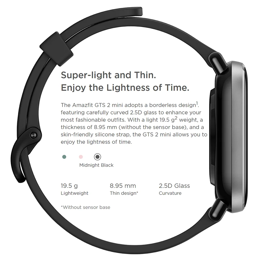 amazfit gts 2 mini smart watch in stock gps in build global version 5atm waterproof 14 day battery for android ios phone free global shipping