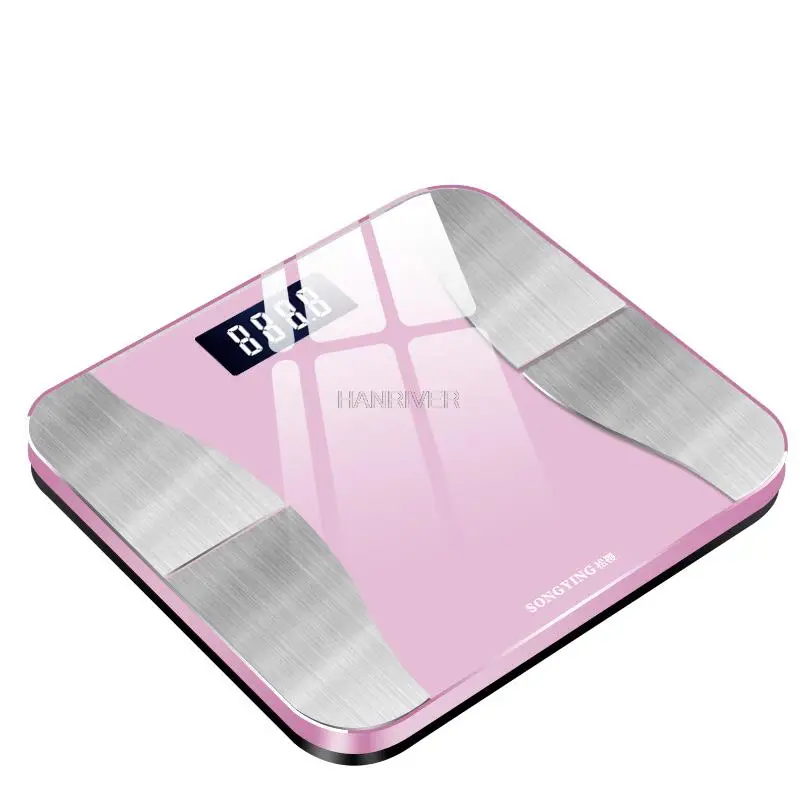 Balança Inteligente Digital sem Fio para Avaliar Composição Corporal Analisador de Gordura Corporal com Bluetooth App para Smartphone Banheiro