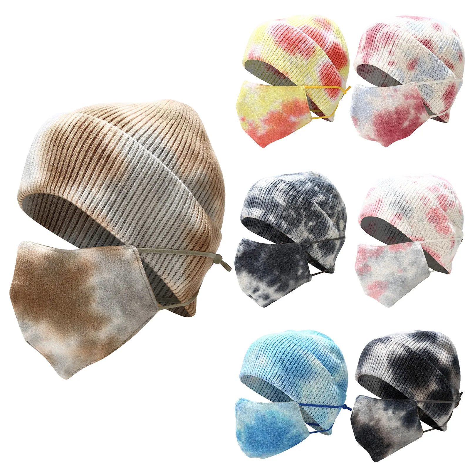 

Плотная вязаная акриловая Зимняя Шапка-бини для детей, Детская уличная теплая Балаклава, шапка для девочек, искусственная маска, чехол для л...