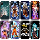 Чехол для iPhone 13 11 12Pro Mini SE 13Pro 6S 7 8 X XR XS Plus Max 2020, мягкий чехол в японском стиле Super Saiyan Dragon Ball