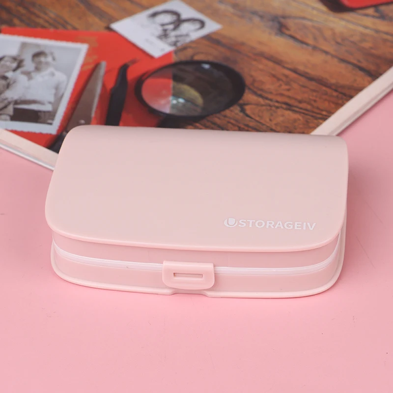 

1pc Weekly Pill Box Travel Case Splitter Organizer Medicine Cutter 7 Day Container