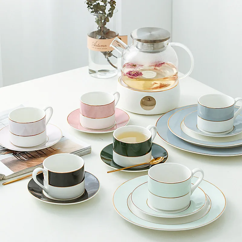 Простая керамическая белая кофейная чашка в скандинавском стиле японские