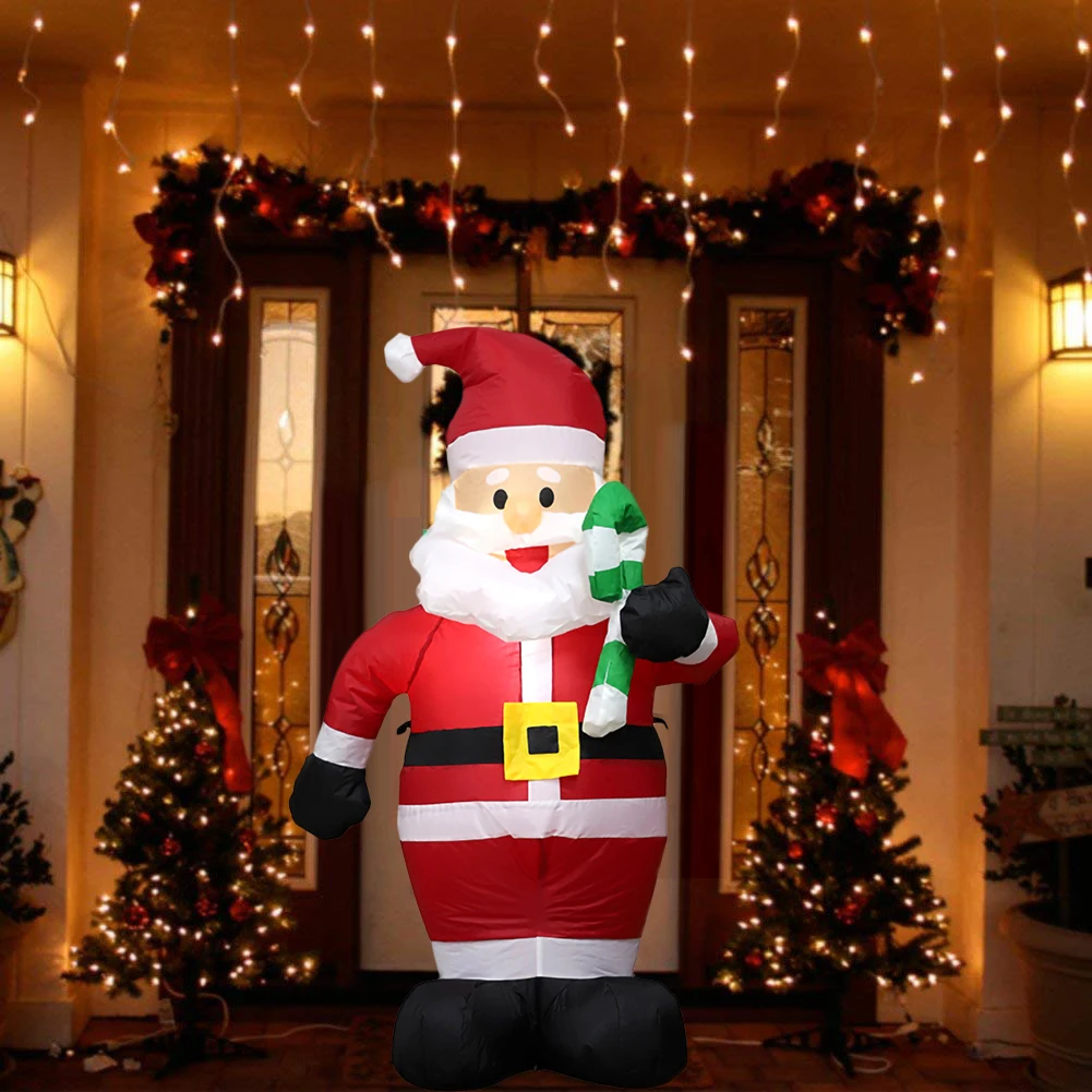 

1.2M Inflatable Santa Claus Outdoors Christmas Decorations for Home Yard Garden Decoration Merry Christmas Welcome Arches