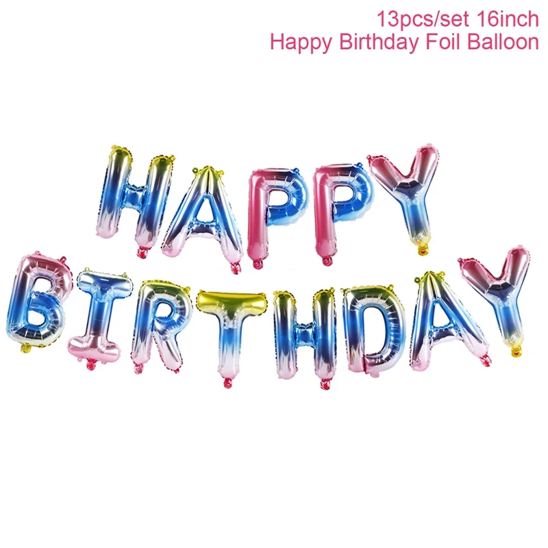 Staraise розовый/синий фольгированный воздушный шар с цифрами украшение для дня