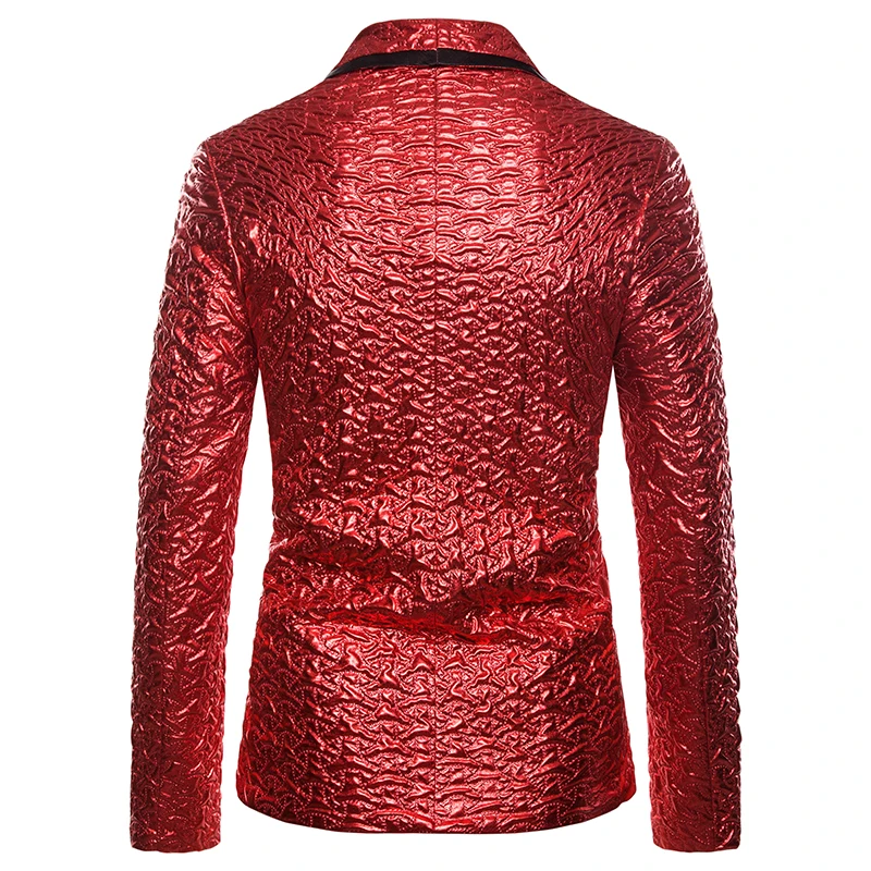 

Loldeal Luxury Mens Velvet Blazers Wedding Suit Fit Slim Business Blazer Coat Jacket Solid Blouse Blaser Masculino