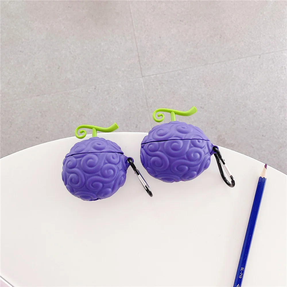 Anime Rubber man Monkey D. Luffy Devil Fruit 3D Earphone Case For AirPods 3 Pro 1 2 Soft silicon protection cover Headphone | Электроника