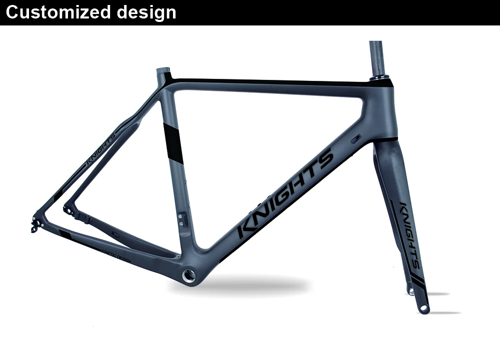 shppingi Cycle cross Disc brakeset велосипедная Рама 700x42c. DI2 дисковый тормоз карбоновая рама CX черная матовая отделка, 50/52/54/56/58
