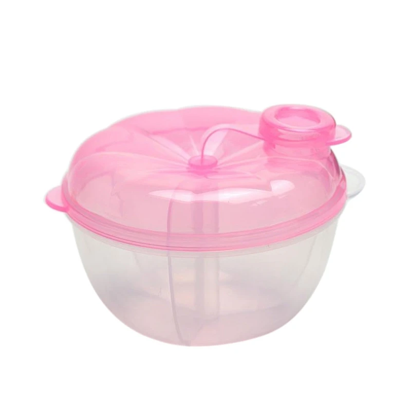 pumpkin pink 3 Слои детское молоко порошок диспенсер для Еда контейнер Герметичная Кружка для путешествий для Еда ящик для хранения грудного молока ящик для хранения - Цвет: pumpkin pink