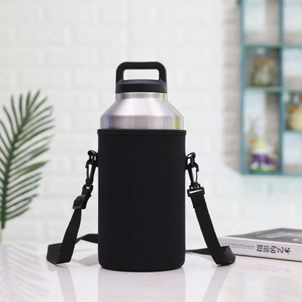 Portable Water Bottle Covers with Strap Carrier Insulated Cup Cover Bag Holder Pouch Drinkware Tools | Дом и сад