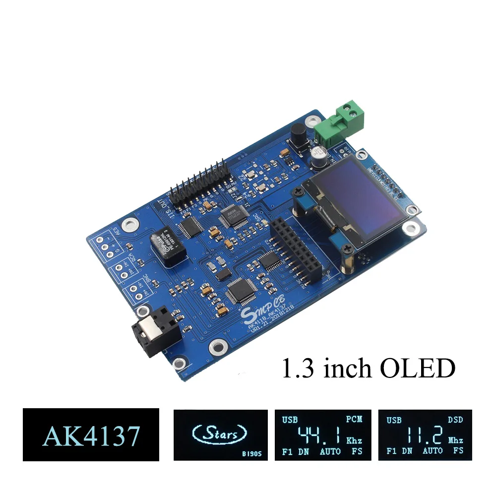 Nvarcher AK4137 DAC SRC аудио 384K 32Bit DSD256 DSD IIS Преобразование для Hi Fi усилителя|Усилители