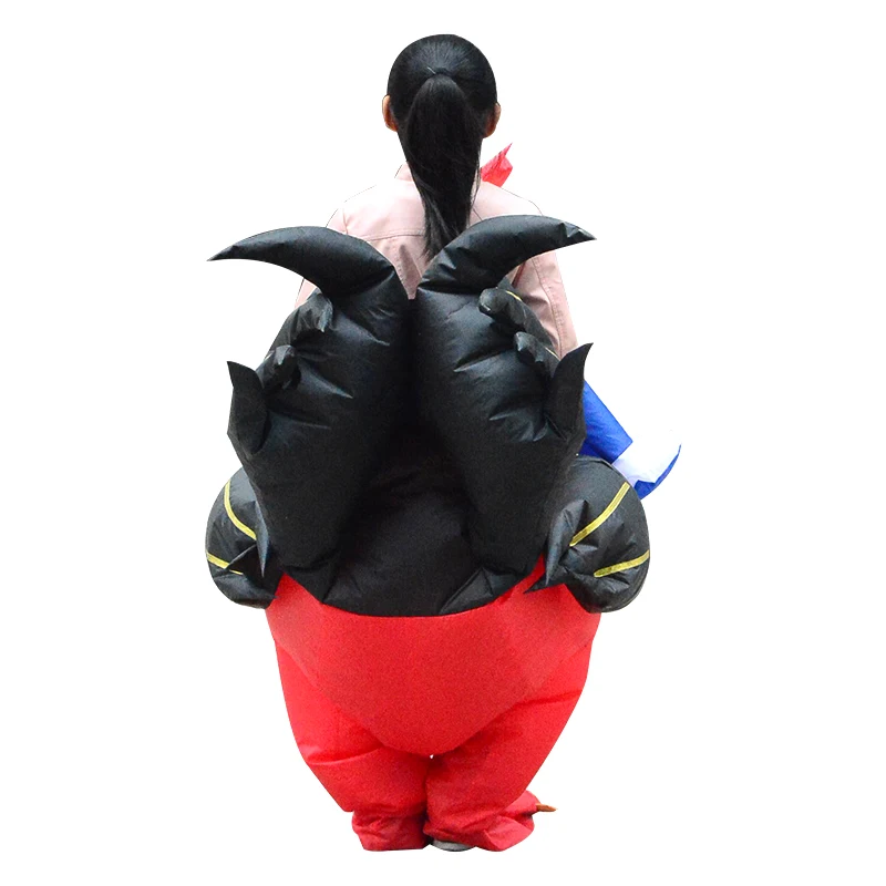 children size inflatable rooster costume walking cock for halloween |
