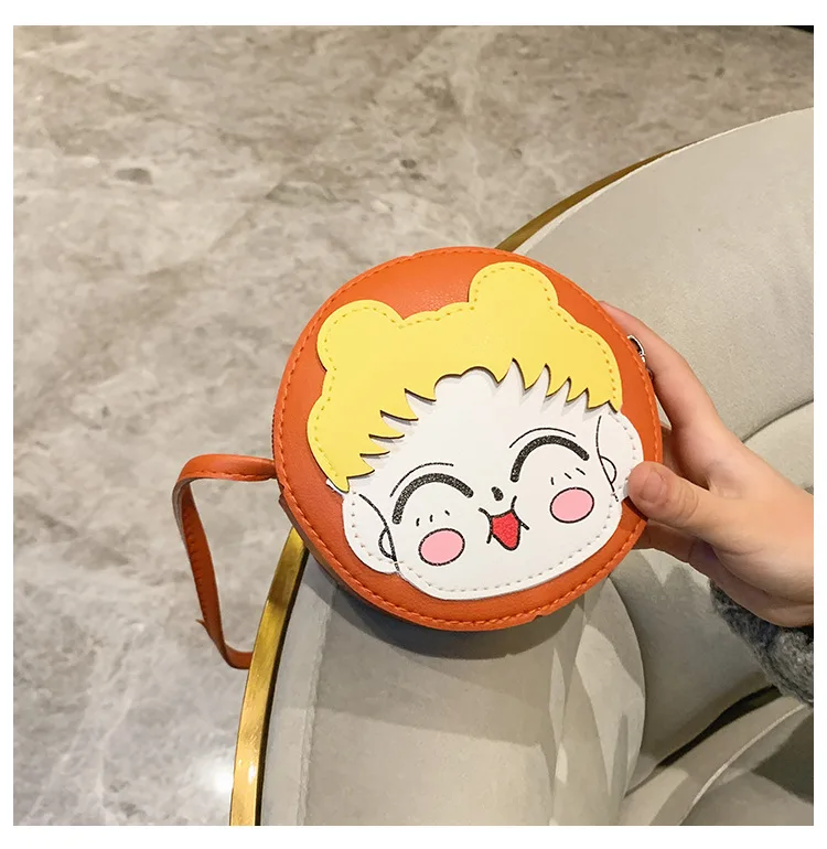 

Korean fashion beautiful girl's messenger bag cute cartoon children's zero purse versatile Fashion Shoulder bag convenient