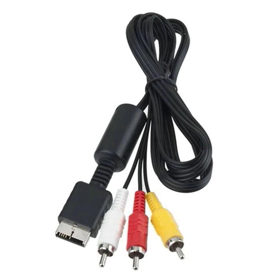 Кабель AV 3 RCA для Sony Playstation PS1 PS2 консоли PS3 | Электроника