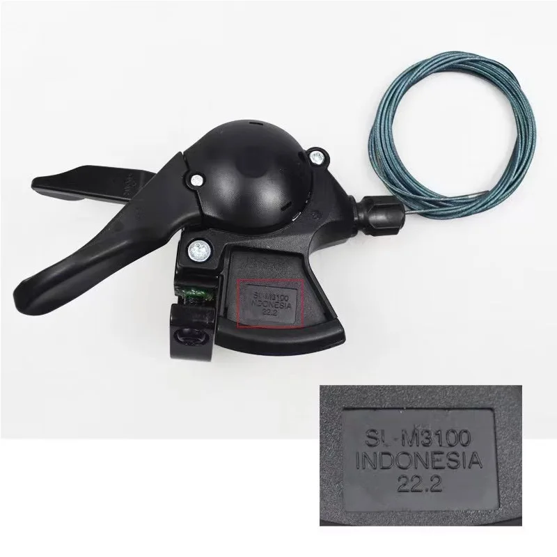 Переключатель передач велосипеда SHIMANO Alivio 9 speed SL M3100 Right Rapidfire Plus зажимной рычаг Band