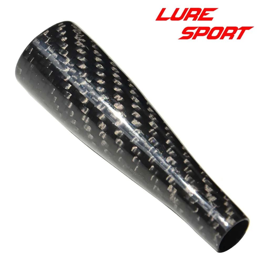 

LureSport 2 шт., коническая форма 8 см, углеродная рукоятка 3K, плетеная карбоновая рукоятка, строительный элемент, ручка для ремонта, сделай сам, пустая