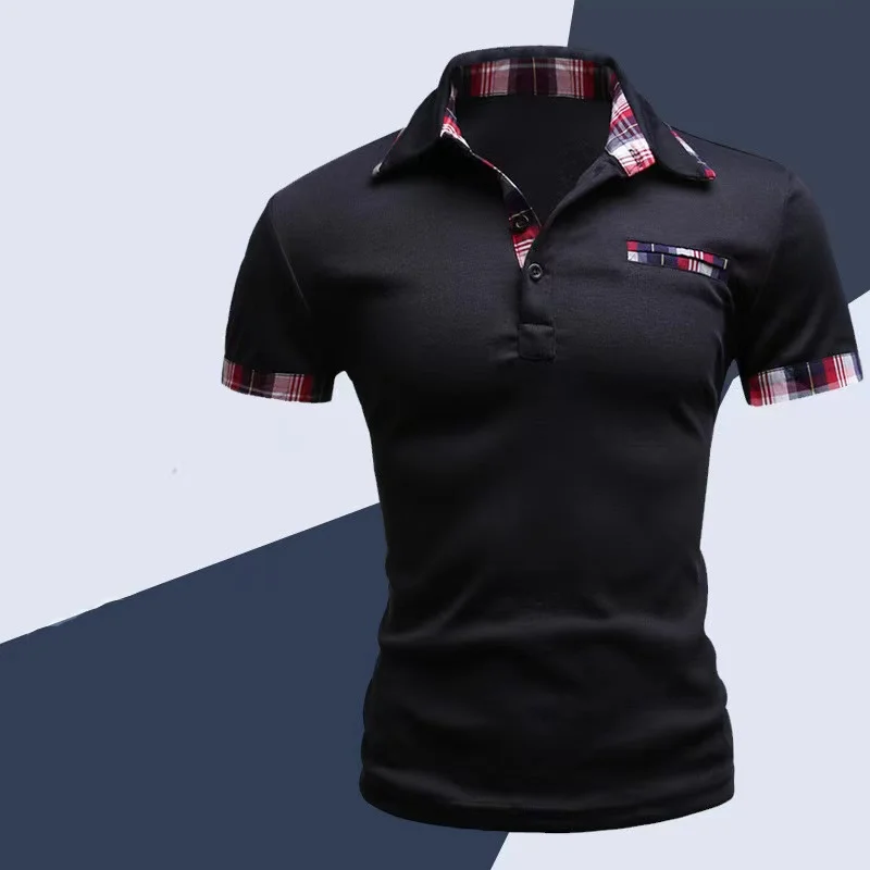 

Men Polo Men Long Short Sleeve Polo Shirt Zipper Polo New Clothing Autumn Streetwear Casual Fashion Men tops