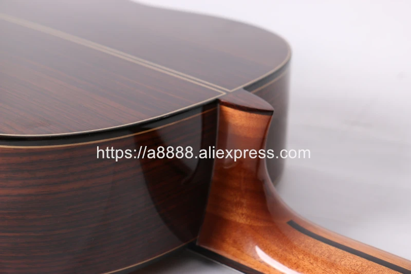 

Finlay 39 inch Handmade Spanish guitar,With SOLID Cedar Top/Rosewood,Acoustic classical guitarras+hard case