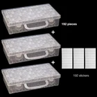 64 ячейки, пластиковые аксессуары для алмазной живописи с контейнером для бутылки, коробка для хранения, держатель для алмазной живописи, коробка для алмазной живописи