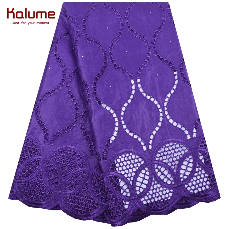 Калюме 5 ярдов Африканский Базен Riche кружевная ткань вышивка морская парча с