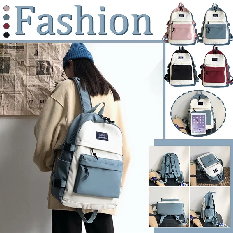 

Вместительный рюкзак для женщин, модные школьные ранцы для девочек-подростков, сумки для учеников старших классов и колледжей