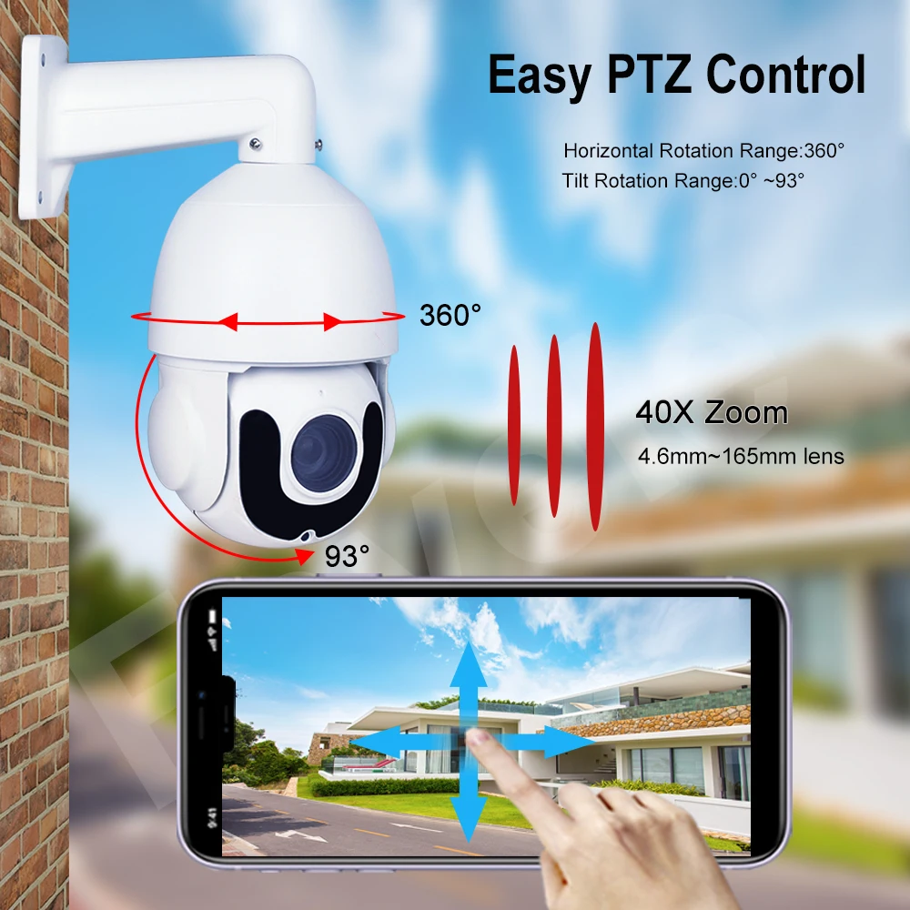 MINI POE 2MP PTZ Camera 36X optical Zoom 40X 60fps 30fps Starlight 150m IR Night Vision Video Surveillance Speed Dom IP | Безопасность и