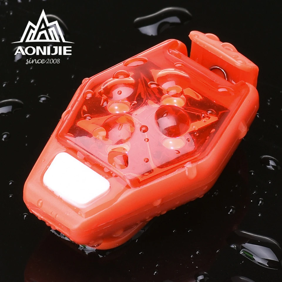 AONIJIE IPX4 Водонепроницаемая Ночная Беговая светодиодная предохранительная лампа с