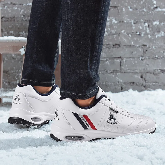 Paul/Мужская обувь Сезон осень зима Белая Повседневная спортивная из хлопка