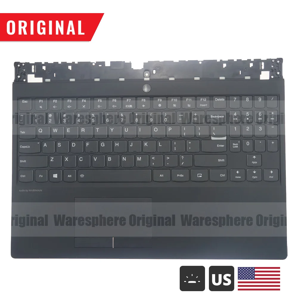 Новый оригинальный верхний чехол для телефона Lenovo Legion Y530 15ICH с подсветкой