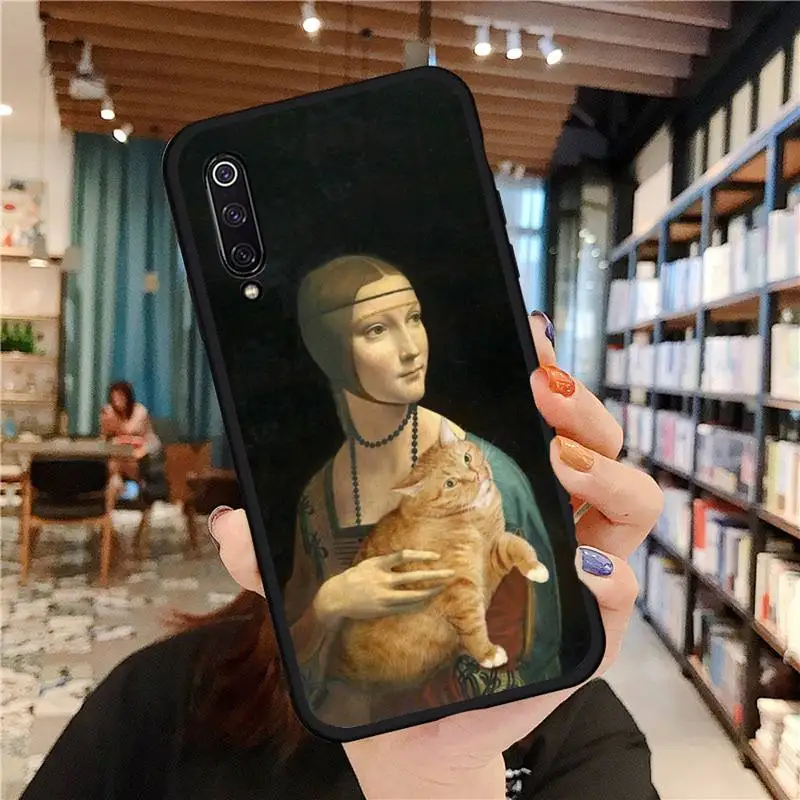 

Cat Art Aesthetics Phone Case For Xiaomi Redmi 7 9t 9se k20 mi8 max3 lite 9 note 8 9s 10 pro