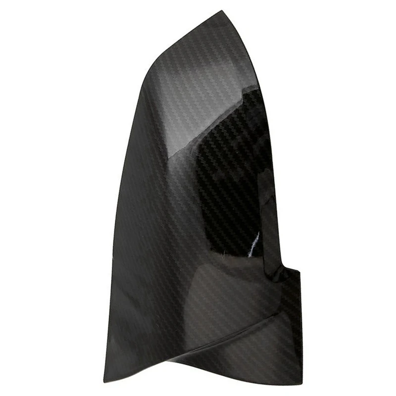 

2 PCs Center Console Gear Panel Frame Cover Trim Stickers & 2 Pcs Side Mirror Cover Cap Rearview