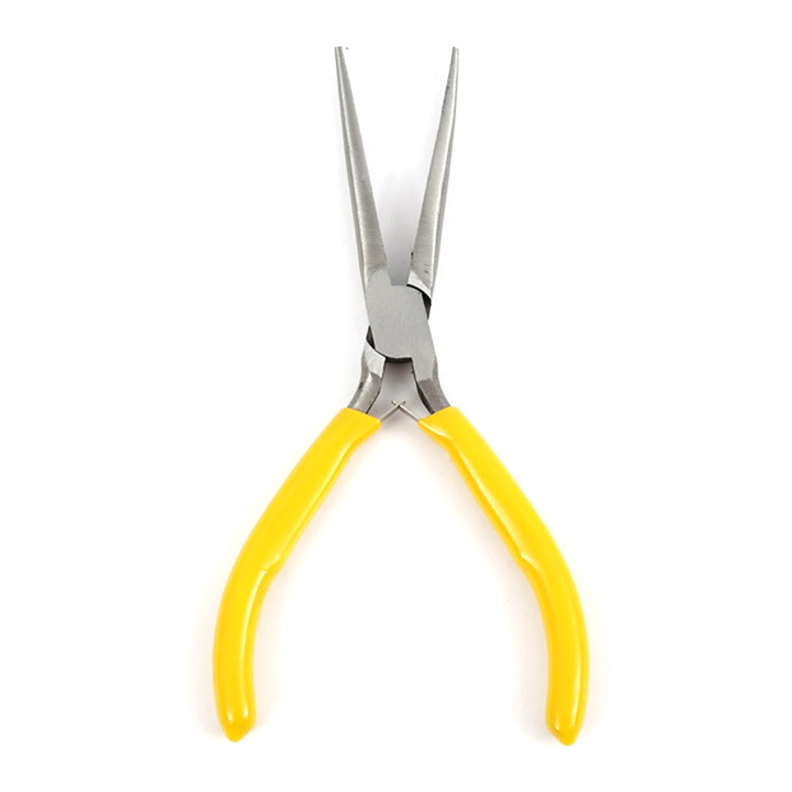 

Multi Functional Mini Long Needle Nose Precision Pliers Modeling Jewellery Wire Work Small Plier Cutting 5 inch Hand Tool Yellow