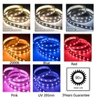 3 года гарантии CRI + 90 Светодиодная лента 24 в 12 Втм 120 светодиодовм Ширина 8 мм белый синий желтый УФ для дома