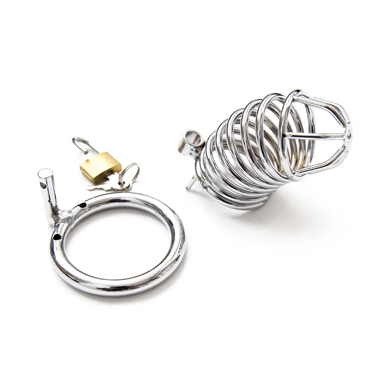 Кольца для пениса Целомудрие мужское устройство клетка петуха Стальные латунные