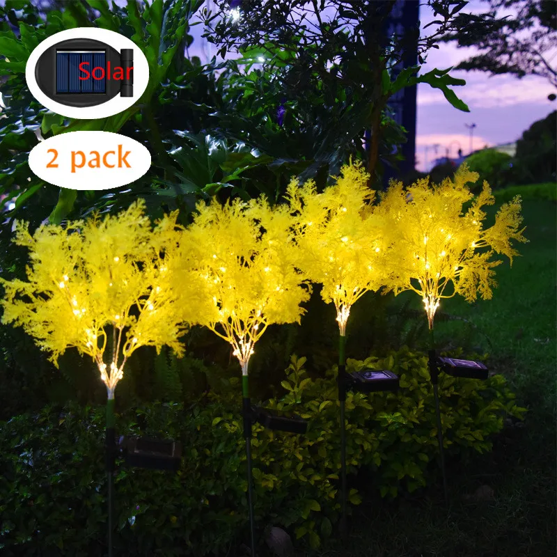 

Outdoor Solar Lights Rime Led Lights Garden Decoration Outdoor Lighting Ground Plug Lamp Solar Light Led Waterproof Flower Lamp