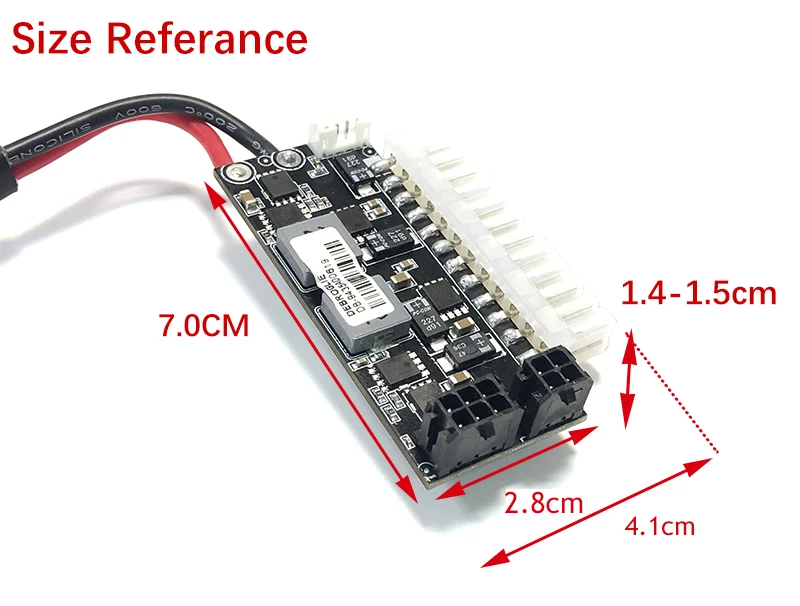 Новый 400 Вт DC-ATX 12 В блок питания DC Pico ATX переключатель Mini PSU 24pin MINI ITX к