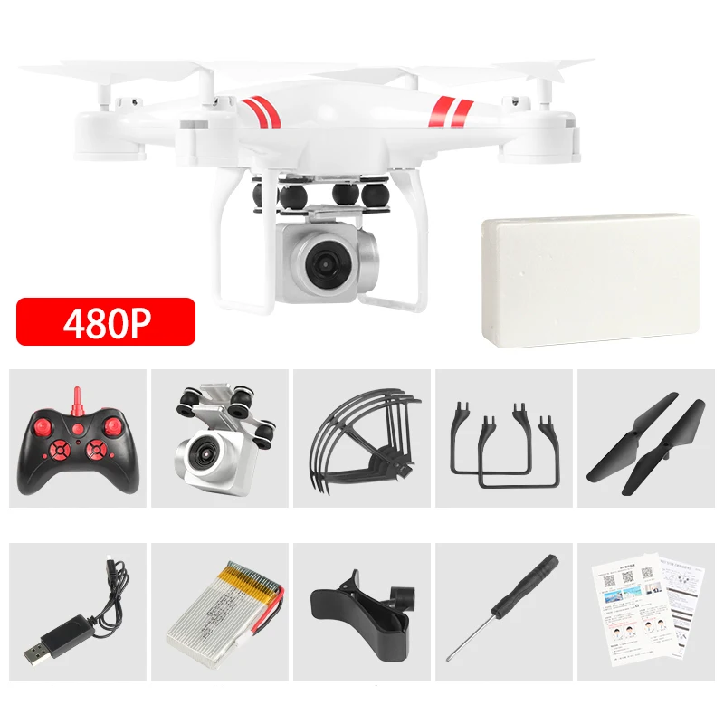 480p Дрон 4k камера HD Wifi передача от первого лица Дрон воздушное давление фиксированная высота четыре оси Самолет rc вертолет Дрон с камеройквадрокоптер с камерой квадрокоптер с камерой профессиона квадракоптер вертолет - Цвет: 480p