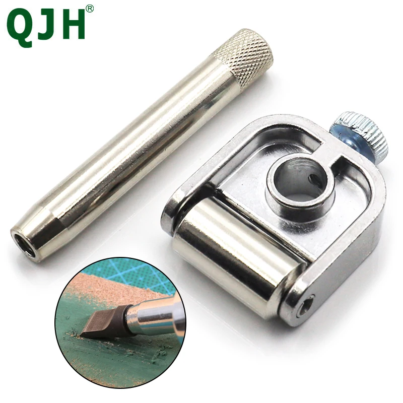 Точилка для ножей с острым краем вращающаяся точилка резьбой по коже