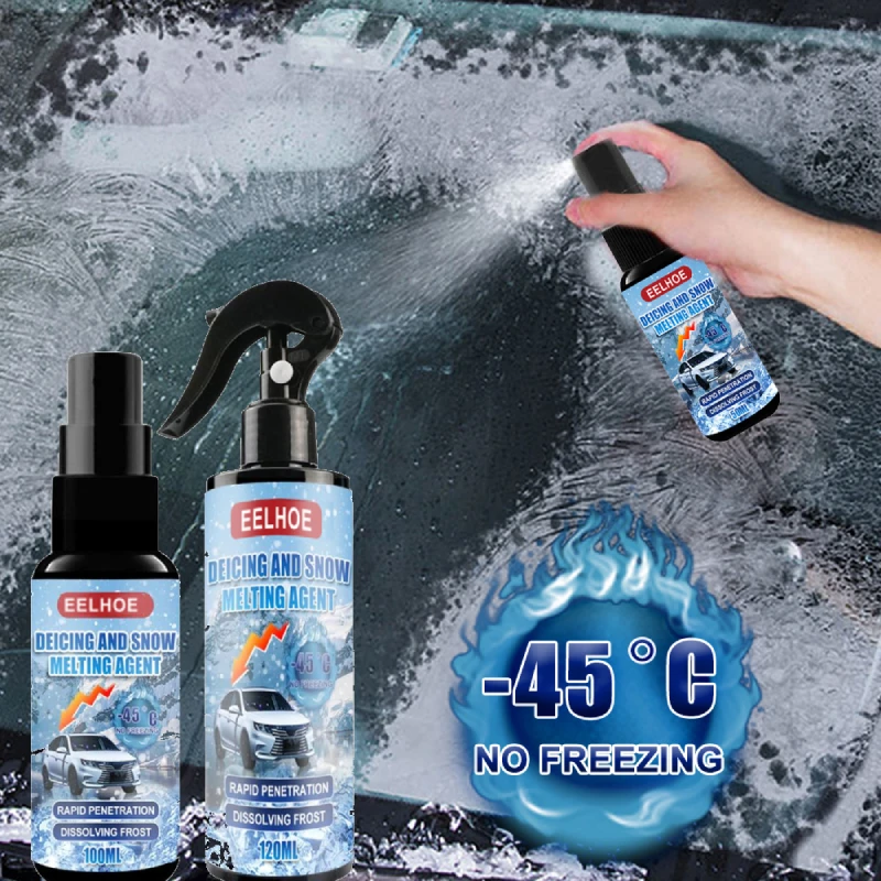 

Winter Car Windshield Deicer Spray Ice Remover Spray For Automotive Melts Frost Auto Snow Melting Thawing Antifreeze Winter