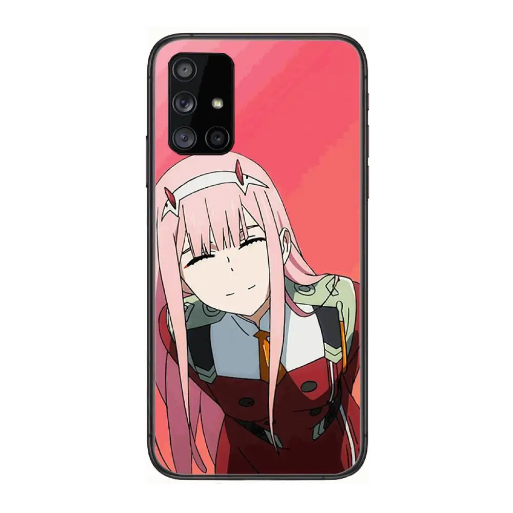 

DARLING in the FRANXX Anime Phone Case Hull For Samsung Galaxy A 90 50 51 20 71 70 40 30 10 80 E 5G S Black Shell Art Cell Cove