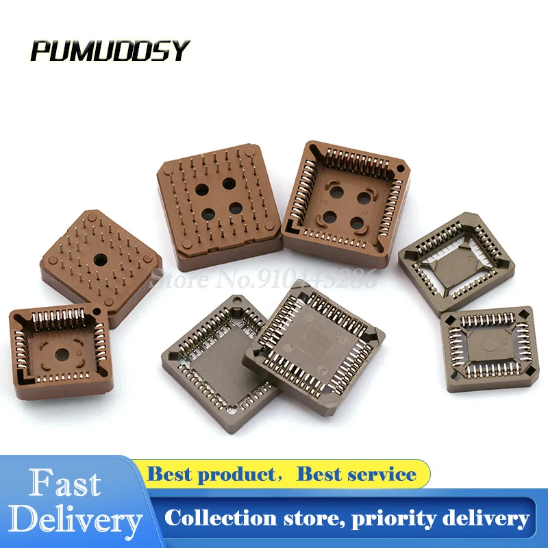 

5PCS/Lot PLCC 44 PLCC44 DIP Through Hole Mount IC Socket Wholesale